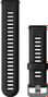 Garmin Forerunner 22 mm Silicone Wristband Black Grey