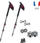 Bâton Grande Randonnée Télescopique - B-LIGHT CARBON ALU MK2 - RUBIS