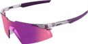 100% A2 Aspire Tokyo Run Sunglasses, Translucent Mauve - Purple Mirror