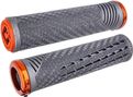 Pair of ODI CF V2.1 Grips Lynx Orange Grey