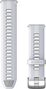 Garmin Forerunner 22 mm Silicone Wristband Whitestone White Powder Grey Silver
