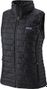 Damen Daunenjacke Patagonia Nano Puff Weste Schwarz