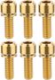 Kit de 6 Vis Titane pour Potence Title ST1/ST2 Or