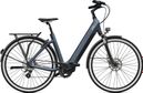 Electric City Bike O2 Feel iSwan City Boost 6.1 Univ Shimano Altus 8V 432 Wh 28'' Gris Anthracite