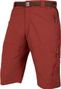 Men's Endura Hummvee Short With Liner Red