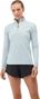 Maglia con zip 1/4 Hoka GlideTech Blu Donna