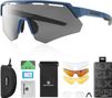 Sunglasses polarized 4 lenses interchangeable