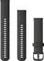 Garmin Quick Release 20 mm Silicone Wristband Black Grey