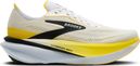 Brooks Hyperion Max 4 Running Shoes, White/Yellow, Men's