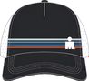 Ironman Mdot Intervals Running Trucker Cap Black