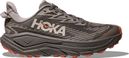 Chaussures Trail Hoka Challenger 8 GTX Gris/Orange Femme