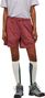 Pantalones cortos Peak Performance Outdoor Cargo rojos para mujer