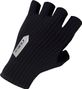 Q36.5 Pinstripe Short Gloves Black