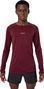 Camiseta Trail NNormal Merino 02 Burdeos para hombre