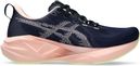 Chaussures Running Asics Novablast 5 Bleu/Rose Femme