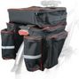 PAIRE SACOCHES PORTE BAGAGE + TOP SOUPLE NOIRE GRAN TURISMO