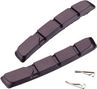 x2 Cartucce pastiglie freno nere Tektro 877.11 V-Brake
