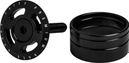 Kit de tapa de dirección Deity Crosshair 1''1/8 Negro