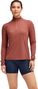 Maglia con zip 1/4 Hoka GlideTech Rossa Donna