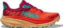 Gereviseerd product - Trail Loopschoenen Hoka Challenger 7 Oranje Blauw