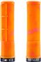 Paire de Grips DMR DeathGrip2 Flangeless Lock-On 135 mm Orange/Rose Bubblegum