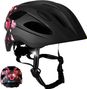 Casque vélo enfant 6-12 ans|Cœur Noir|Crazy Safety|Certifié EN1078