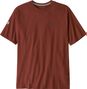 Camiseta Patagonia Fitz Roy Icon Responsibili-Tee roja para hombre