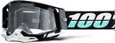 Arkana 100% Racecraft 2 Goggle Zwart Wit - Heldere Lens