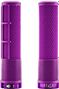 Pair of DMR DeathGrip2 Flangeless Lock-On Handlebar Grips, 135 mm, Purple
