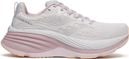 Chaussures Running Saucony Hurricane 24 Blanc/Rose Femme