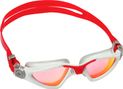 Aquasphere Kayenne Grey/Red Swim Goggles - Red Mirror Lenses