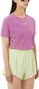 Salomon Sense Aero Graphic Women's Short Sleeve Shirt in Pink
