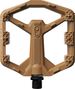 Pair of Crankbrothers Stamp 0 Composite Flat Pedals, Brown