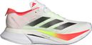 Chaussures adidas adizero Boston 12 Blanc Noir Rouge Femme