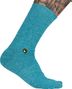 Burgtec Every Day Crew Toxic Temp Teal / Blauwe Sokken