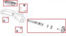 SRAM-Ersatzteile für den Bremshebel Maven Bronze B1