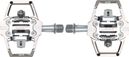 Par de pedales automáticos HT Components T2-SX grises