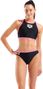 Costume da bagno Arena Y-Line Nero/Rosa Donna