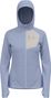 Pile con cappuccio Odlo Ascent Blue/Grey Donna 