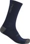 Chaussettes Castelli Venti Merino Bleu