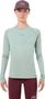 Camiseta Trail NNormal Merino 02 Verde para mujer