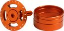 Entretoises + Capot de Potence Deity Crosshair 1''1/8 Orange