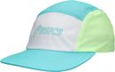 Gorra Asics de 5 paneles azul/blanca
