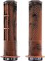 Paire de Grips DMR DeathGrip2 Flange Lock-On 135 mm Marron Marble