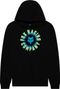 Sudadera con capucha Fox Beam Junior negra para niños