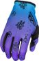 Fly Racing Lite Outline Special Edition Long Gloves - Purple/Black
