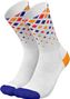 Incylence Crystals Running Socks White/Violet/Orange