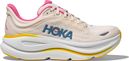 Hoka Bondi 9 Beige Women's Running Shoes