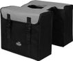 Sac double Greenlands  noir-gris. taille 38x34x13cm. capacité totale 35L