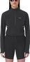 Maglia con mezza zip Salomon Sense Aero Hybrid nera da donna